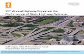 23rd Annual Highway Report on the Performance of State ... · 23rd Annual Highway Report on the Performance of State Highway Systems This report continues its annual ratings of state
