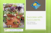 Success with Succulents - ucanr.edu · Bell, Shirley-Anne, Success With Cacti and Other Succulents, Guild of Master Craftsman Pub, 2005 Dortort, Fred, Timber Press Guide to Succulent