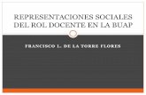 REPRESENTACIONES SOCIALES DEL ROL DOCENTE BUAP - …cmas.siu.buap.mx/portal_pprd/work/sites/pdi/resources/LocalContent/... · Identificar los componentes actitudinales de mayor importancia