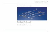 Katalog 2003 - Sektion A - All-medical.net · A.01 Chirurgische Scheren Surgical Scissors Tijeras quirúrgicas Standard stumpf/stumpf, gerade blunt/blunt, straight roma/roma, recta