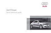 Audi TT Coupé Quick reference guide - lz7w.comlz7w.com/audi/mk2ttwiki/pdf/audi-tt-coupe-qrg.pdf · Audi TT Coupé Quick reference guide ... Dear Audi Driver, This quick reference
