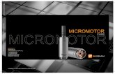 MICROMOTOR - Euronet 5euronet5.eurob.it/contenuti/gcomm-online_com/file/MICROMOTORE... · TECHNIC 23,70 15 18,20 23,50 92 60,50 57,00 9,85 23,50 E TYPE CONNECTION The adaptor micromotor