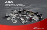 Pneumatic Valves and Motion Control - ARO Fluid Management · Pneumatic Valves and Motion Control 2, 3, and 4-Way Valves, available with electric, manual, mechanical, and pneumatic