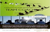 Brochure Team Coaching - numenarts.com · aplican a nivel de los equipos de trabajo y la organización se ve altamente beneficiada generando una cultura ... En equipos gerenciales,