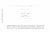 Double-jump stochastic volatility model for VIX: evidence from VVIX · forward by Mencia and Sentana (2013) and Kaeck and Alexander (2013). They specify a new process to model the