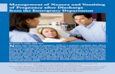 Management of Nausea and Vomiting of Pregnancy after ...journals.lww.com/em-news/Documents/FINAL_JUNE_2016_DUCHESNAY... · Management of Nausea and Vomiting of Pregnancy after Discharge