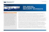 ISG Series Integrated Security Gateways - cpssales.com · The Juniper Networks® ISG1000 and ISG2000 Integrated Security Gateways are fully integrated firewall/VPN systems that offer