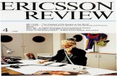 ERICSSON REVIEW · ERICSSON REVIEW 4 1988 MD110/20 - "The Greatest Little System in the World" MD110/FS- A Communications System for the Banking and Finance World