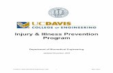 Injury & Illness Prevention Program · UCDavis // Dept. Biomedical Engineering // IIPP i NOV. 2015 Injury & Illness Prevention Program Department of Biomedical Engineering Updated