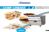 Cuececrema TTivalmar.eu/pdf/chef-cream-tti-sp.pdf · 2016-11-28 · yogur/Queso FresCo merengues FranCeses. ... sobre todo de la crema pastelera en la fase de enfriamiento y ... Doble