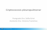 Postgrado Dra. Soa Griot Asistente Dra. Victoria Frantchez · • Carcinoma broncopulmonar. Algoritmo diagnóstico Líquido pleural: proteínas 57g/l, glucosa 0.92g/l, LDH 511. ADA
