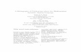 A Bibliography of Publications about the Mathematica ...ftp.math.utah.edu/pub/tex/bib/mathematica.pdf · A Bibliography of Publications about the Mathematica Symbolic Algebra Language