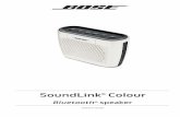 SoundLink Colour - Home - RiverPark · equipment generates, uses, and can radiate radio frequency energy and, if not installed and used in accordance with the ... SoundLink® Colour