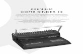 PREMIUM COMB BINDER 12 - q-connect.comq-connect.com/sites/default/files/downloads/instruction_manuals... · 3 1 Carrying Slot 2 Punching and Binding Handle 3 Punching Channel 4 Comb