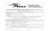 INVITATION TO BID (SBD 1 PART A) - etenders.gov.za 1_Technical... · INVITATION TO BID (SBD 1 PART A) ... NRFNZG-025-2017/18 Page 2 of 40 ... SARS to enable the National Research