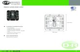 RBH-UNC500-232 - DR Security - Tecnologías de Seguridad · Controles Audio/Visual LED lector Rojo Verde, controles audibles Controladores electrónicos de colector abierto Protección