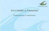 Protozoários e Helmintos - xa.yimg.comxa.yimg.com/kq/groups/85249286/663069567/name/Imunidade+parasitas.pdf · Características Gerais • Helmintos e Protozoários – usualmente