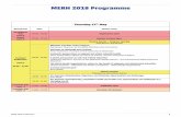 MERH Programme 2018 v10 - merhcongress.com · Chairperson: Pamela Thornton 16.00 – 16.10 2.1-O1: Do type 2 diabetes patients in ethnic minority groups in the Netherlands suﬀer