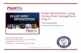 Pump Optimization using FactoryTalk VantagePoint Plug-in · Historical View • Efficiency testing and analysis indicate that a 300-horsepower centrifugal pump has an operating efficiency