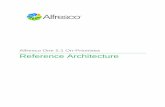 Alfresco One 5.1 On-Premises Reference Architecture · Executive Summary Alfresco One 5.1 On-Premises Reference Architecture 1 Executive Summary This document is a high-level best
