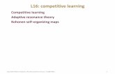 Competitive learning Adaptive resonance theory Kohonen ... â€¢ Kohonen Self-Organizing Maps (SOMs)