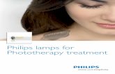 Philips lamps for Phototherapy treatment - Solarc Systems · 250 275 300 325 350 375 400 ouptut (a.u.) More than 400 independent clinical studies worldwide‑ indicate that the Philips
