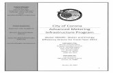 City of Corona Advanced Metering Infrastructure Program · The City of Corona is located approximately 45 miles southeast of Los Angeles in western Riverside County. The City of Corona