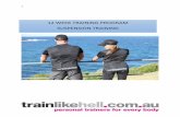 12 WEEK TRAINING PROGRAM SUSPENSION TRAINING - … · 12 WEEK TRAINING PROGRAM SUSPENSION TRAINING. 2 LET’S START A NEW TRAINING PROGRAM Life is filled with commitments. You may