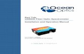 Red Tide USB650 Fiber Optic Spectrometer Installation and ... · Linux – Red Hat 9 or later, Fedora (any version), Debian 3.1 (Sarge), and SUSE (9.0 or later) Ocean Optics’ SpectraSuite