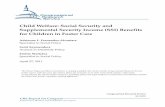 Child Welfare: Social Security and Supplemental Security ... · CRS Report for Congress Prepared for Members and Committees of Congress Child Welfare: Social Security and Supplemental