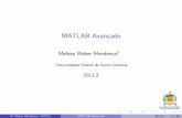 MATLAB Avan˘cado - mtm.ufsc.brmtm.ufsc.br/~melissa/20112/curso_matlab/aula_03.pdf · Para resolver sistemas em que A e m n mas m 6= n, podemos repetir os comandos, com algumas ressalvas: