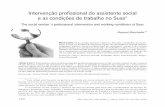 Intervenção profissional do assistente social e as ... · 750 Serv. Soc. Soc., São Paulo, n. 104, p. 750-772, out./dez. 2010 Intervenção profissional do assistente social e as