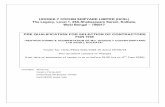 HOOGHLY COCHIN SHIPYARD LIMITED (HCSL) The Legacy, … Tender... · Page 4 of 47 PRE QUALIFICATION NOTICE FOR SELECTION OF CONTRACTORS Sealed prequalification tenders are invited