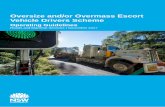 Oversize and/or Overmass Escort Vehicle Drivers Scheme · 5 |OSOM EVDS Operating Guidelines 1.0 About the OSOM EVDS The NSW Oversize and/or Overmass Escort Vehicle Drivers Scheme