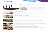 Nighthawk X8—AC5000 Smart WiFi Router - Netgear · Nighthawk ® X8—AC5000 Smart WiFi Router Data Sheet R8300 PAGE 2 OF 10 Get the fastest combined WiFi currently available & enjoy