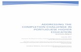 Addressing the Completion Challenge in Portuguese Higher ... · Addressing the Completion Challenge in Portuguese Higher Education Summary Report i Acknowledgements I owe many thanks