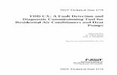 FDD CX: A Fault Detection and Diagnostic Commissioning ... · NIST Technical Note 1774 . FDD CX: A Fault Detection and Diagnostic Commissioning Tool for Residential Air Conditioners