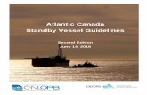 Atlantic Canada Standby Vessel Guidelines - cnsopb.ns.ca · capability of support craft as a standby vessel (SBV) to supply emergency services. The operators must ensure that the