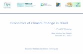 Economics of Climate Change in Brazil - Joint Global Change … · 2014-09-30 · Fipe - Fundação Instituto de Pesquisas Econômicas 3 ! The economics of climate change in Brazil