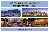 Gaming and Leisure Properties, Inc - NASDAQfiles.shareholder.com/.../b8e938d3-916a-4885-a7c5-292ffabdb85e/GLPI... · GLPI has deep market knowledge and has been through lengthy gaming