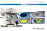 Corneal Topography CA-2 CA-200_  · The CA-200 is a placido-based topography system that