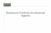 Exposure Controls for physical Agentscourses.washington.edu/envh557/Class Documents/16... · • NR = 10 log A 2/A 1 • Where: – NR is the noise reduction (dB) – A 1 is the initial