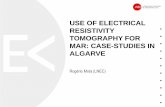 USE OF ELECTRICAL RESISTIVITY TOMOGRAPHY FOR MAR… · Water Quality Workshop – Algarve Demonstration Site – 24-26 June 2015 LNEC | 3 Use of electrical resistivity tomography