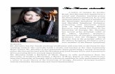 Ana Abrantes, violoncellist - Arts Association in Newton ... Abrantes Bio.pdf · Ana Abrantes, violoncellist A native of Campos do Jordão, Brazil, Ana Abrantes has appeared as a