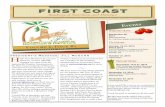 MONTHLY NEWSLETTER FIRST COAST · MONTHLY NEWSLETTER September 2014 vents V OLUME 6, ... quis nostrud exerc. ... -Heidi l s! If you love to write or