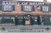 Sally talks Bull…. - Birmingham CAMRA · Obituary— Amanda Jane Butler 40. Pure Bar and Kitchen 42. Branch Diary 43. Branch Contacts Contents. 3 Welcome to your new irmingham AMRA