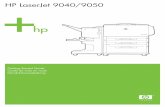 HP LaserJet 9040/9050 - h10032. · 4 Printer Setup ENWW Introduction Congratulations on your purchase of the HP LaserJet 9040/9050 printer. This series of printers is available in