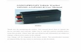 GSM/GPRS/GPS Vehicle Tracker GPS103-A/GPS103-B User … · GSM/GPRS/GPS Vehicle Tracker GPS103-A/GPS103-B User Manual Preface Thank you for purchasing the tracker. This manual shows
