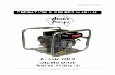 OPERATION & SPARES MANUAL - Aussie Pumps · OPERATION & SPARES MANUAL Aussie GMP Engine Drive Revision: #0 (May 10) ... NBR (OR VITON) Allumina/Viton Allumina/ NBR Tungsten/NBR Size