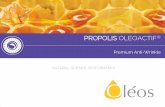 PROPOLIS OLEOACTIF - hallstar.com · molecules, the Oléo-éco-extraction process fully respects raw materials Capillary electrophoresis of products from amplification of extracted
